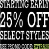 Coupon for: Early Black Friday Sale at Converse online
