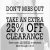 Coupon for: Shop a special deal at U.S. Converse online