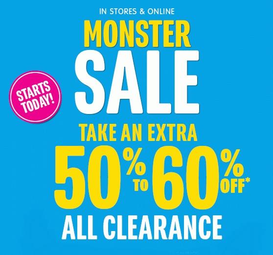 Coupon for: The Children's Place, Monster SALE