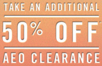 Coupon for: American Eagle Outfitters, Extra discount on Clearance