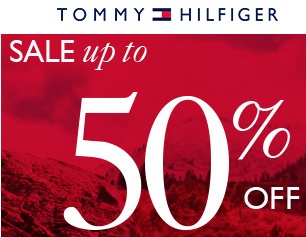 Coupon for: Tommy Hilfiger, Sale up to 50% off