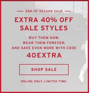 Coupon for: Levi's, End of Season SALE