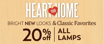 Coupon for: Kirkland's, All lamps with discounts