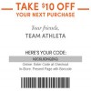 Thumbnail for coupon for: Athleta, Save on your purchase