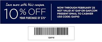 Coupon for: Gap Factory, New Springs arrivals + huge Sale