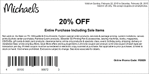 Coupon for: Michaels, Save with coupon