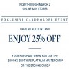 Thumbnail for coupon for: Brooks Brothers, Cardholder Event