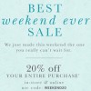 Thumbnail for coupon for: dressbarn, Best weekend ever Sale