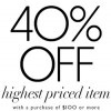 Thumbnail for coupon for: Nine West, Highest priced item with discount