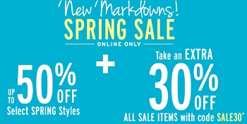 Coupon for: G.H. Bass & Co., Spring Sale