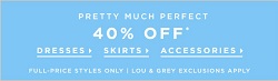 Coupon for: LOFT, Here comes the sun