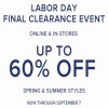 Thumbnail for coupon for: Labor Day Event at Brooks Brothers Stores