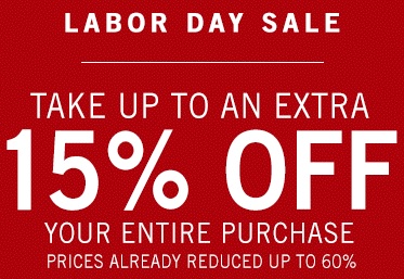Coupon for: Labor Day Sale 2015 at Zales