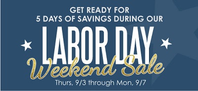 Coupon for: Get ready for Labor Day Weekend Sale from Kirkland's