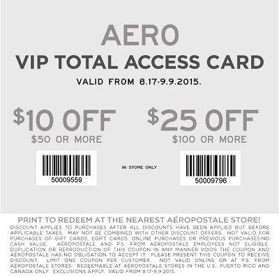 Coupon for: Last day to save with coupon at Aéropostale 