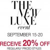 Thumbnail for coupon for: The New Luxe Event at BCBGMAXAZRIA 