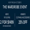 Thumbnail for coupon for: The Wardrobe event at Brooks Brothers