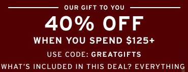 Coupon for: Spend $125 or more and receive discount from Levi's