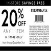 Thumbnail for coupon for: Shopping with printable coupon at Perfumania