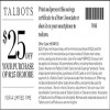 Thumbnail for coupon for: Shopping with printable coupon from Talbots