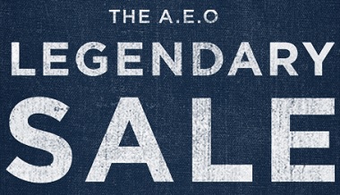 Coupon for: The Legendary Sale from American Eagle Outfitters