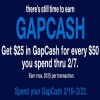 Thumbnail for coupon for: Still time to earn GapCash at Gap locations
