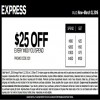 Thumbnail for coupon for: More you spend, more you save at Express locations