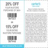 Thumbnail for coupon for: Last day to redeem printable coupon at carter's