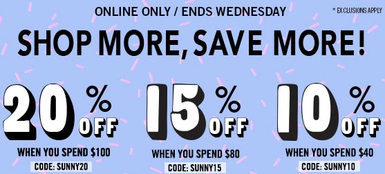 Coupon for: Shop more, save more at Forever 21 online
