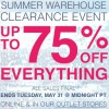 Thumbnail for coupon for: Summer Clearance Event at Tommy Bahama Outlets