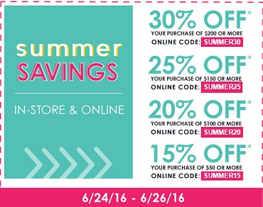 Coupon for: Summer Savings at U.S. Kirkland's stores and Kirkland's online