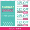 Thumbnail for coupon for: Summer Savings at U.S. Kirkland's stores and Kirkland's online