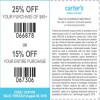 Thumbnail for coupon for: Save big at U.S. carter's stores