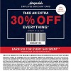Thumbnail for coupon for: Everything on sale at Aéropostale stores