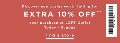 Coupon for: U.S. LOFT Outlets: Save with coupon