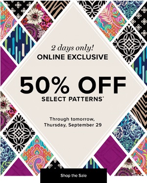 Coupon for: Online exclusive offer from Vera Bradley