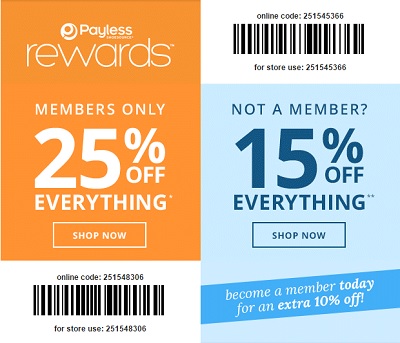 Coupon for: Exclusive Sale at Payless ShoeSource stores