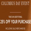 Thumbnail for coupon for: Columbus Day Event is on at U.S. Brooks Brothers