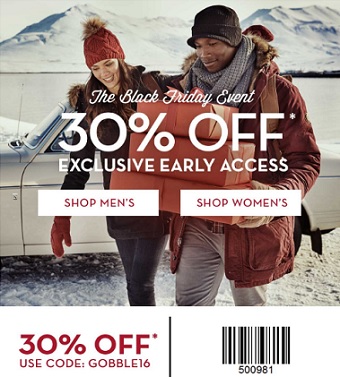Coupon for: U.S. Timberland: Early Access to The Black Friday Event