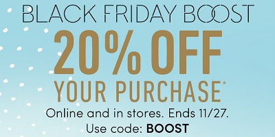 Coupon for: Athleta Black Friday Boost