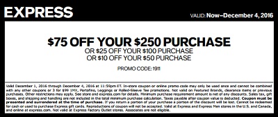 Coupon for: U.S. Express Coupon: Spend more, save more