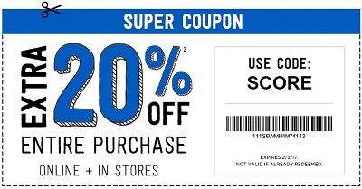 Coupon for: Use Crazy 8 printable coupon and save money