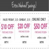Thumbnail for coupon for: U.S. Kirkland's: Up to $50 off your purchase