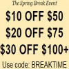 Thumbnail for coupon for: U.S. Levi's Deal: The Spring Break Event