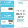 Thumbnail for coupon for: carter's printable coupon: Up to 20% off