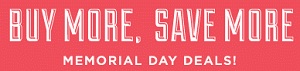 Coupon for: Buy more, save more with Mark and Graham Memorial Day Deal