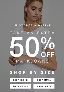 Coupon for: SALE on SALE at U.S. BCBGMAXAZRIA