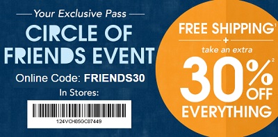 Coupon for: Shop Friends Event at U.S. Gymboree: 30% off