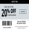 Thumbnail for coupon for: U.S. Payless ShoeSource: 20% Savings pass