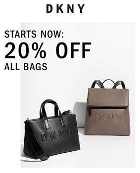 Coupon for: Bags on sale at U.S. DKNY